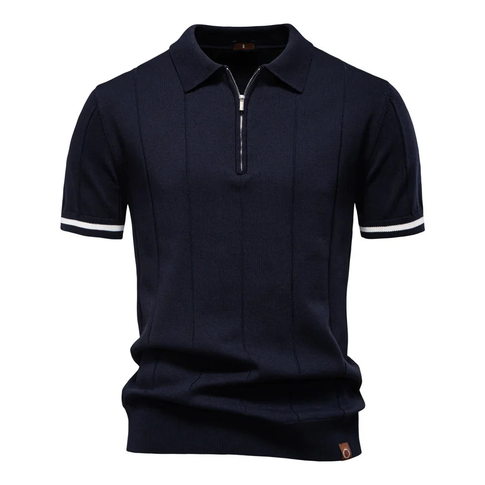Vellian Zipper Polo