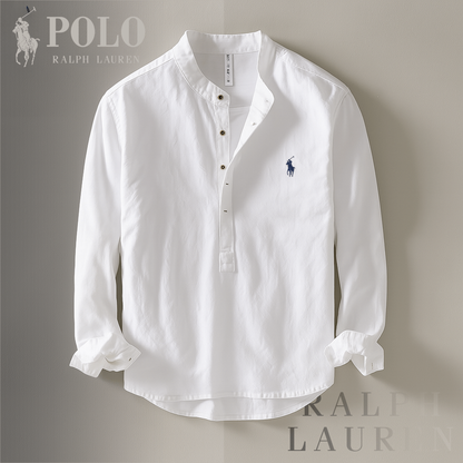 RL - Shirt With Stand-Up Collar